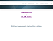 Tablet Screenshot of gifttradersonline.com